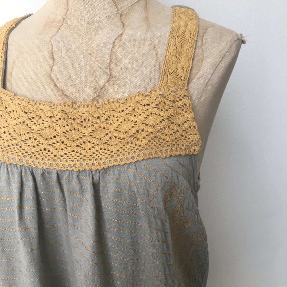 Hazel Embroidered Racerback Tank Top - Picture 2 of 4